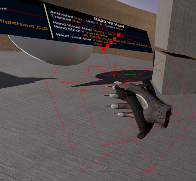 New VR Hand Actor