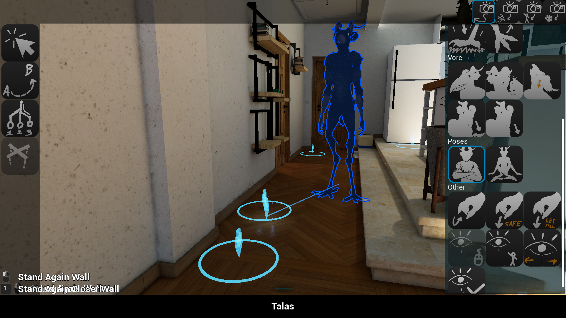 Talas Game Master Stand Again Wall Tool