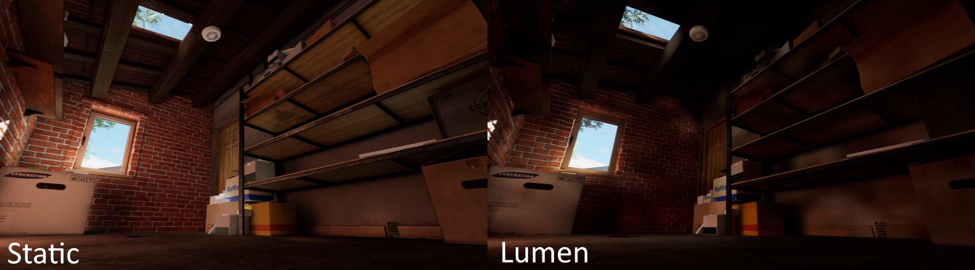 Static VS Lumen