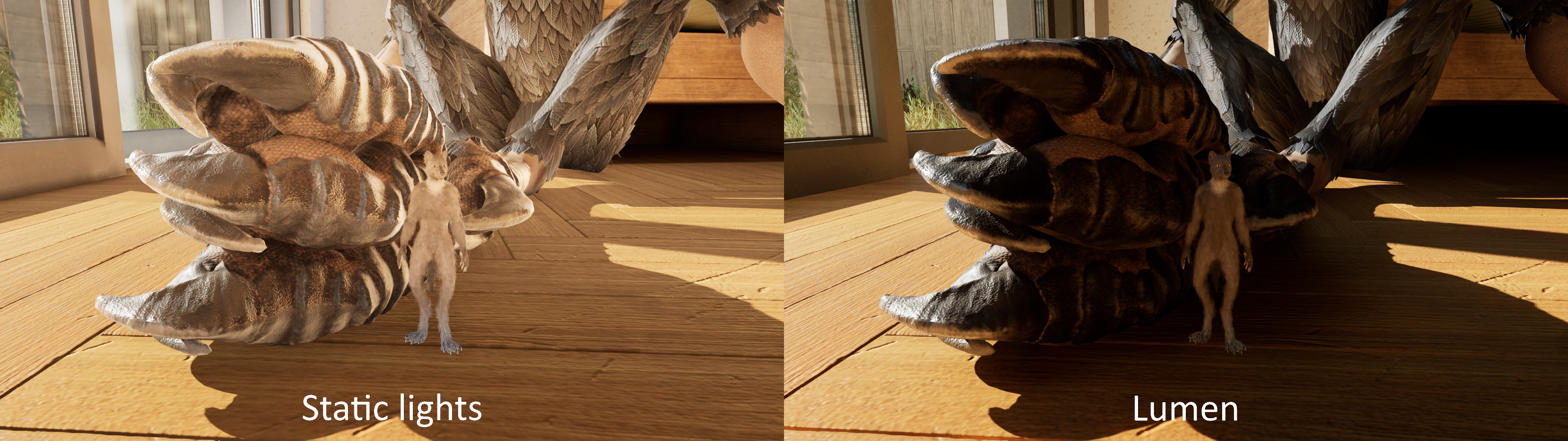 Static VS Lumen Talon